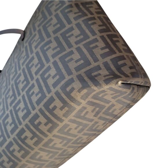 Fendi Zucca FF Tote Shoulder Bag Brown - Picture 9 of 16